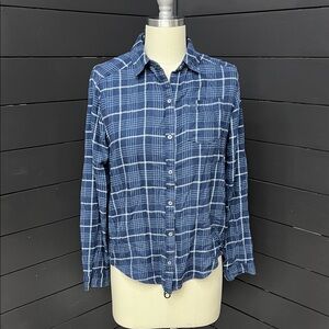 abercrombie kids Girl's Flannel Button Down Top